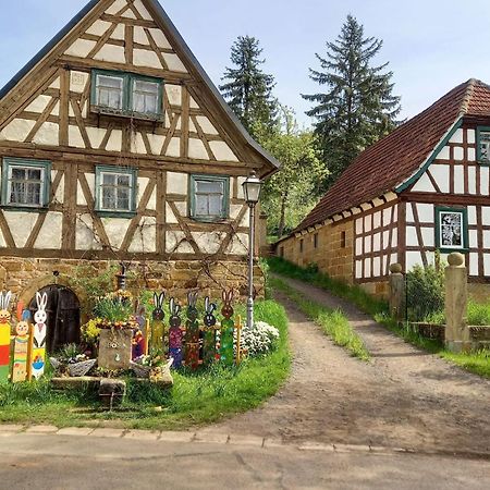 Ferienwohnung Pfadenhauer Pfarrweisach Esterno foto