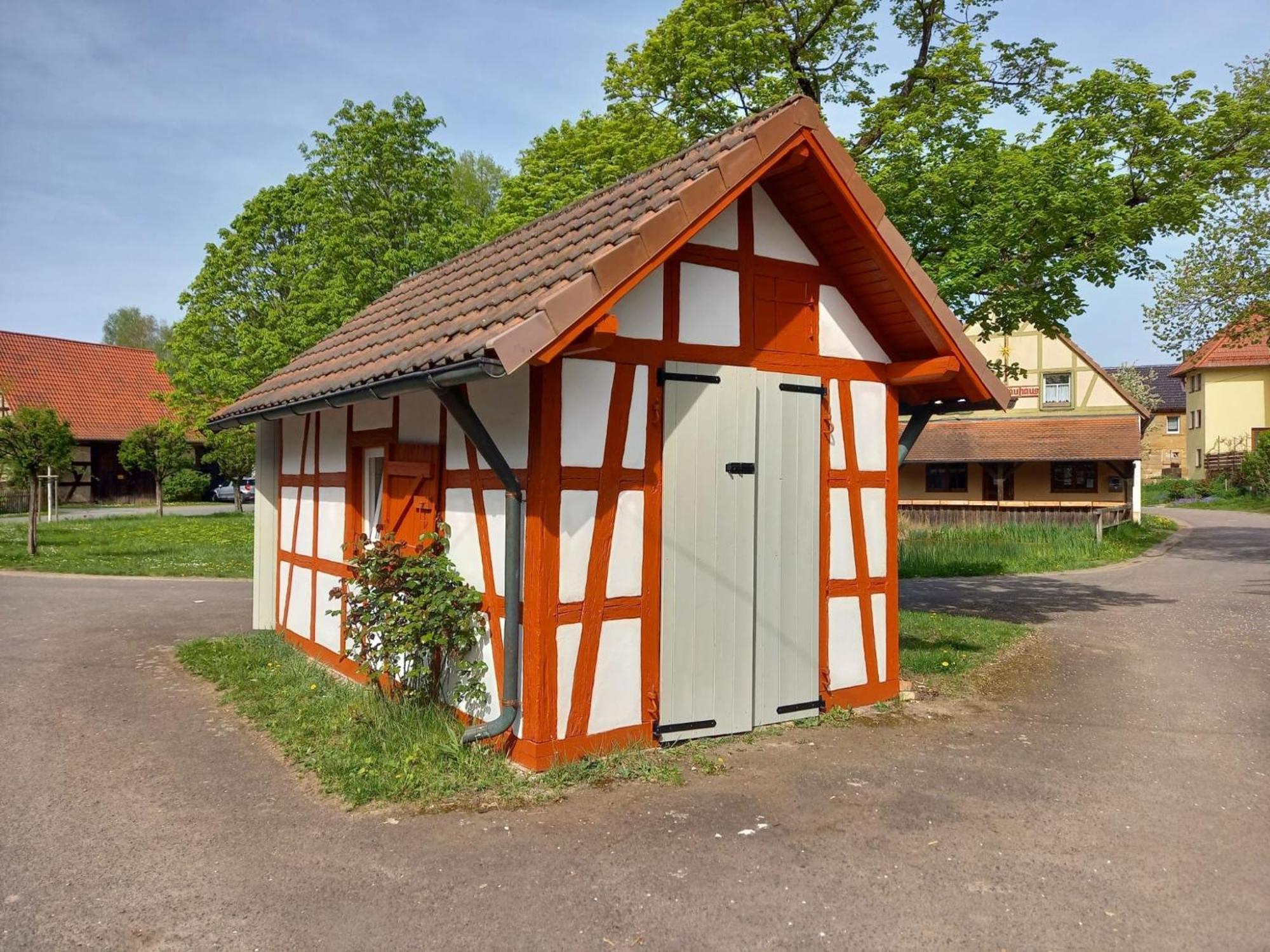 Ferienwohnung Pfadenhauer Pfarrweisach Esterno foto