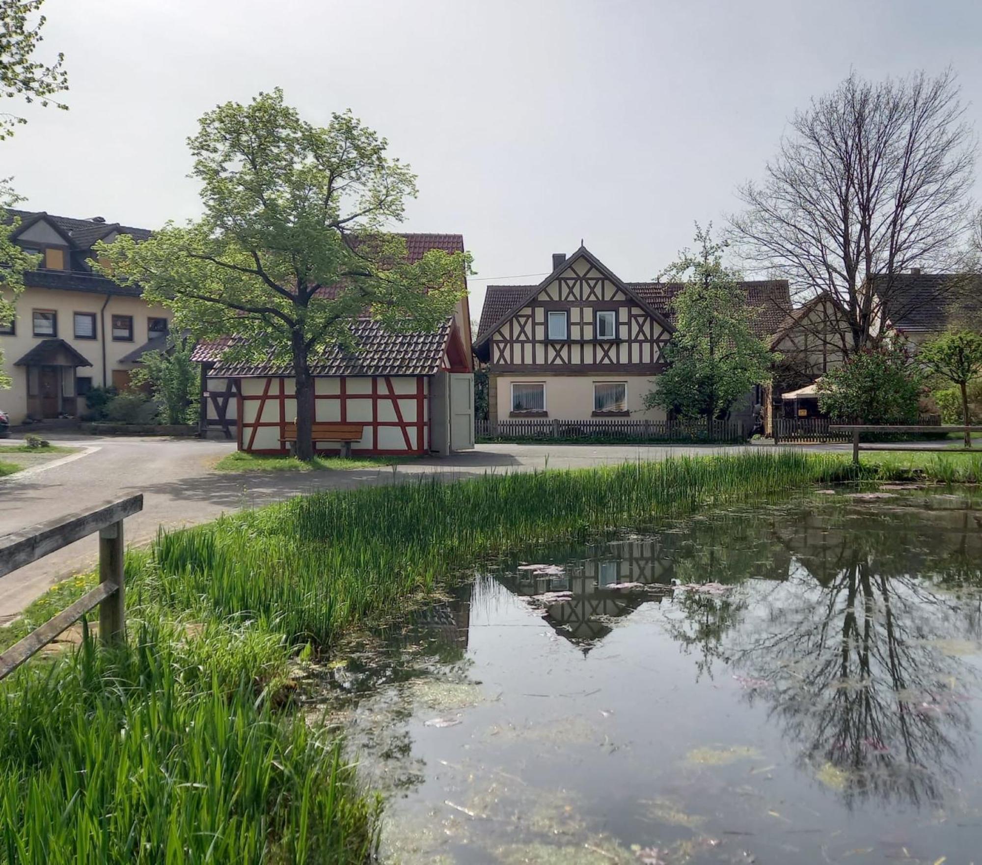 Ferienwohnung Pfadenhauer Pfarrweisach Esterno foto