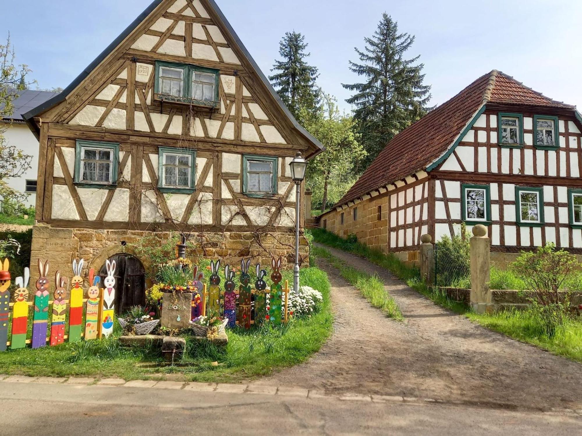 Ferienwohnung Pfadenhauer Pfarrweisach Esterno foto
